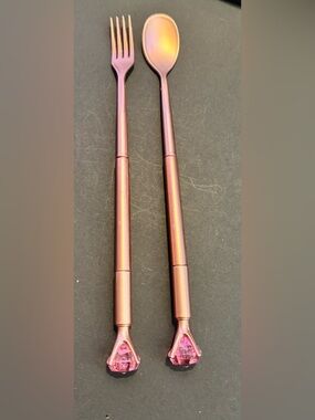 Iridescent Metallic Pens - Rose Copper Finish (Set of 2)